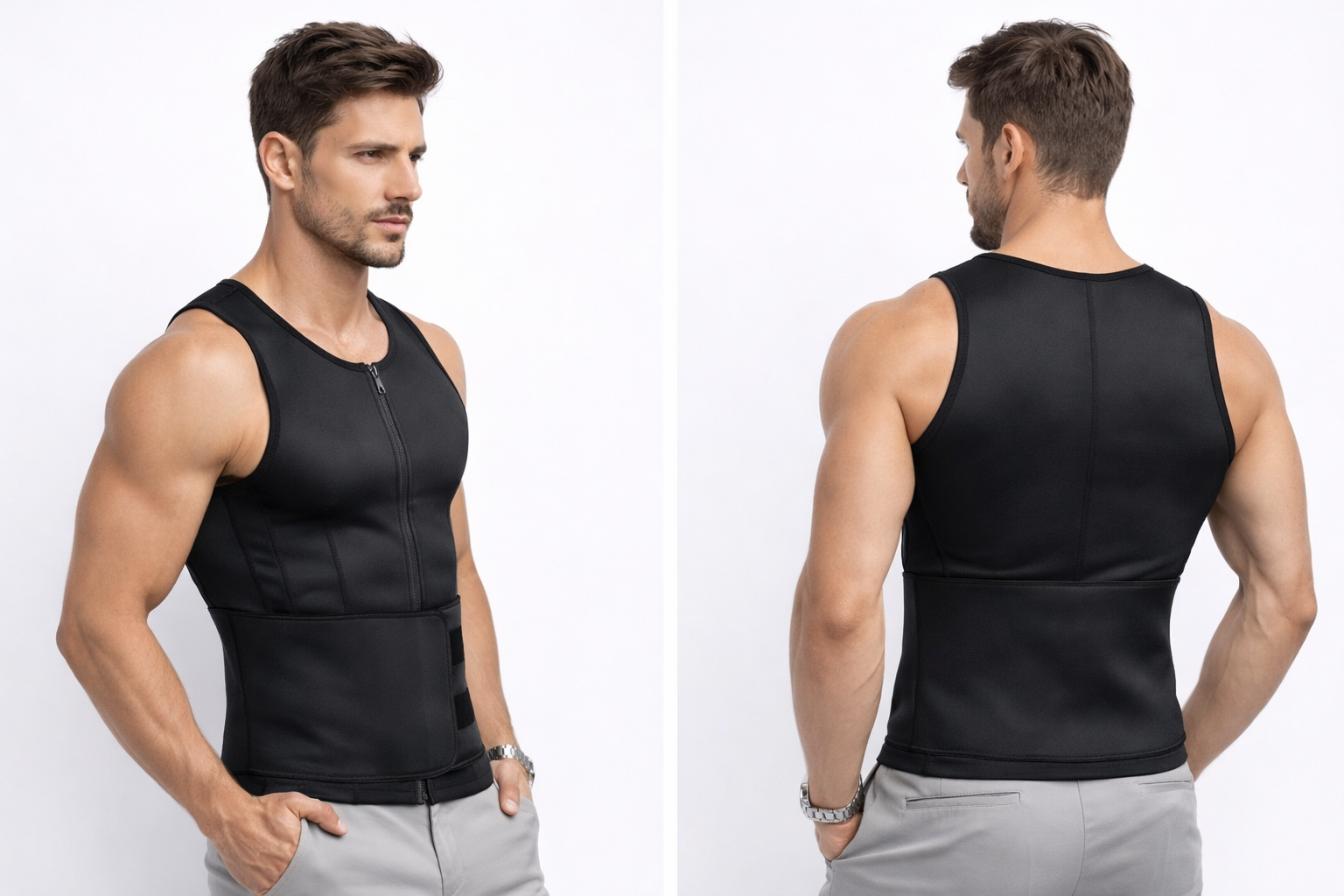 Performance Waist Trainer Vest (Black)
