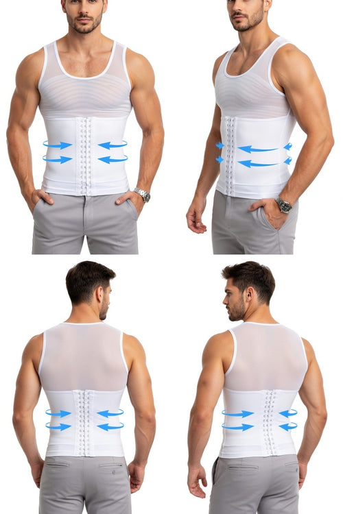 Compressie Shirt - Men (White)