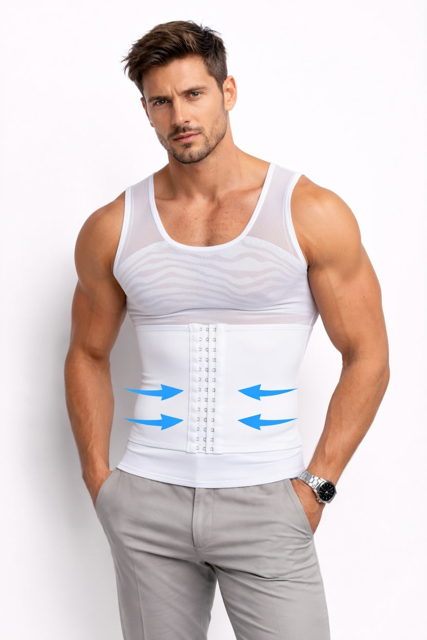 Compressie Shirt - Men (White)